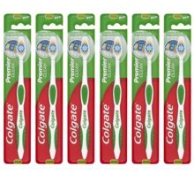 Colgate Premier 6 Adet Orta Manuel Yetişkin Diş Fırçası Yeşil