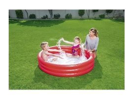 Bestway 152 x 152 cm Yuvarlak Şişme Havuz Kırmızı