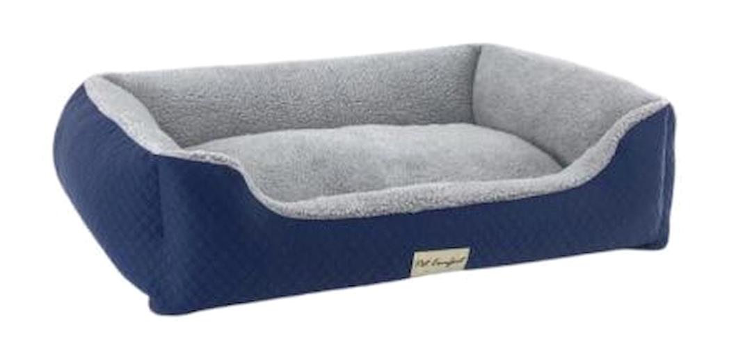 Pet Comfort Bravo Duo Büyük Irk İç Mekan Köpek Yatağı Gri-Mavi