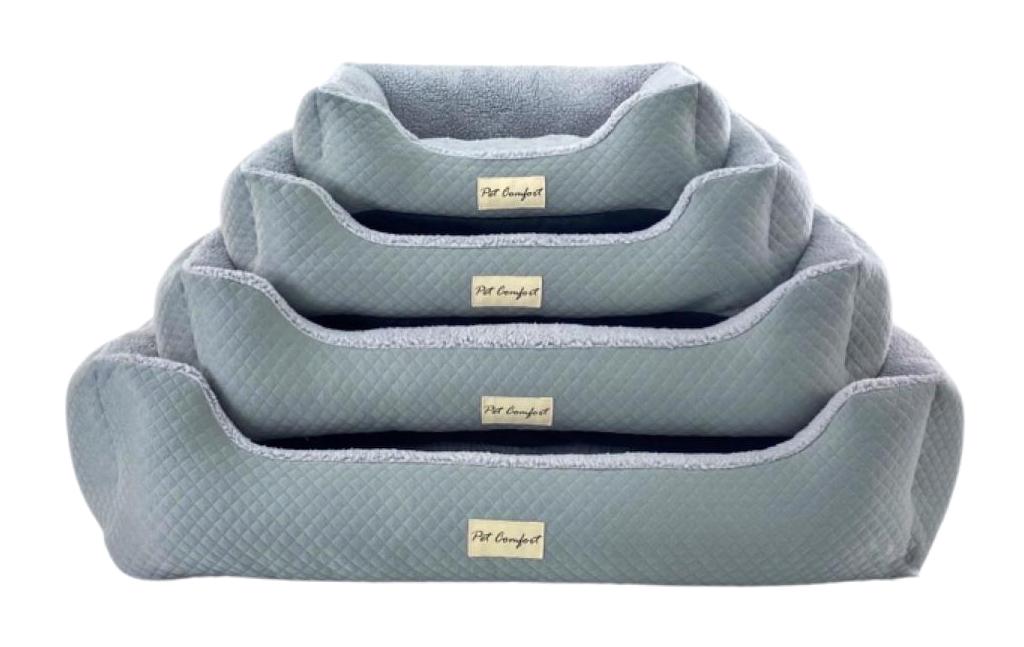 Pet Comfort Bravo Duo Yıkanabilir Büyük Irk İç Mekan Köpek Yatağı Gri