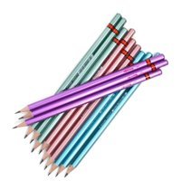 Rotring Metalik 12'li Mercanlı Köşeli Siyah HB Kurşun Kalem Seti