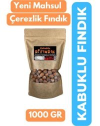 Bi Fındık Çiğ Tuzsuz Organik Tane Ordu Kabuklu Fındık 1 kg
