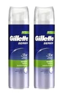 Gillette 3x Protection Hassas Ciltler İçin Tıraş Köpüğü 2x250 ml