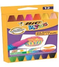 Bic Kids Çevirmeli Silinebilir 12'li Yağlı Pastel Boya