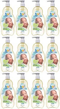 Uni Baby Keyifli Banyolar Göz Yakmayan Hipoalerjenik Yenidoğan Hassas Ciltler İçin Aloe Vera Bebek Şampuanı 12x700 ml