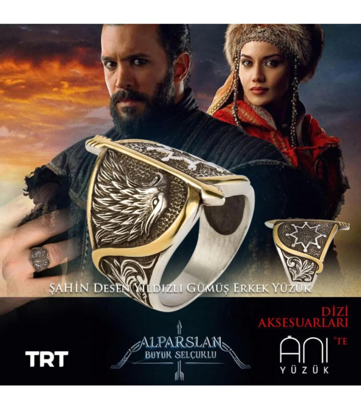 Anı Yüzük 925 Ayar Selçuklu Gümüş Yüzük