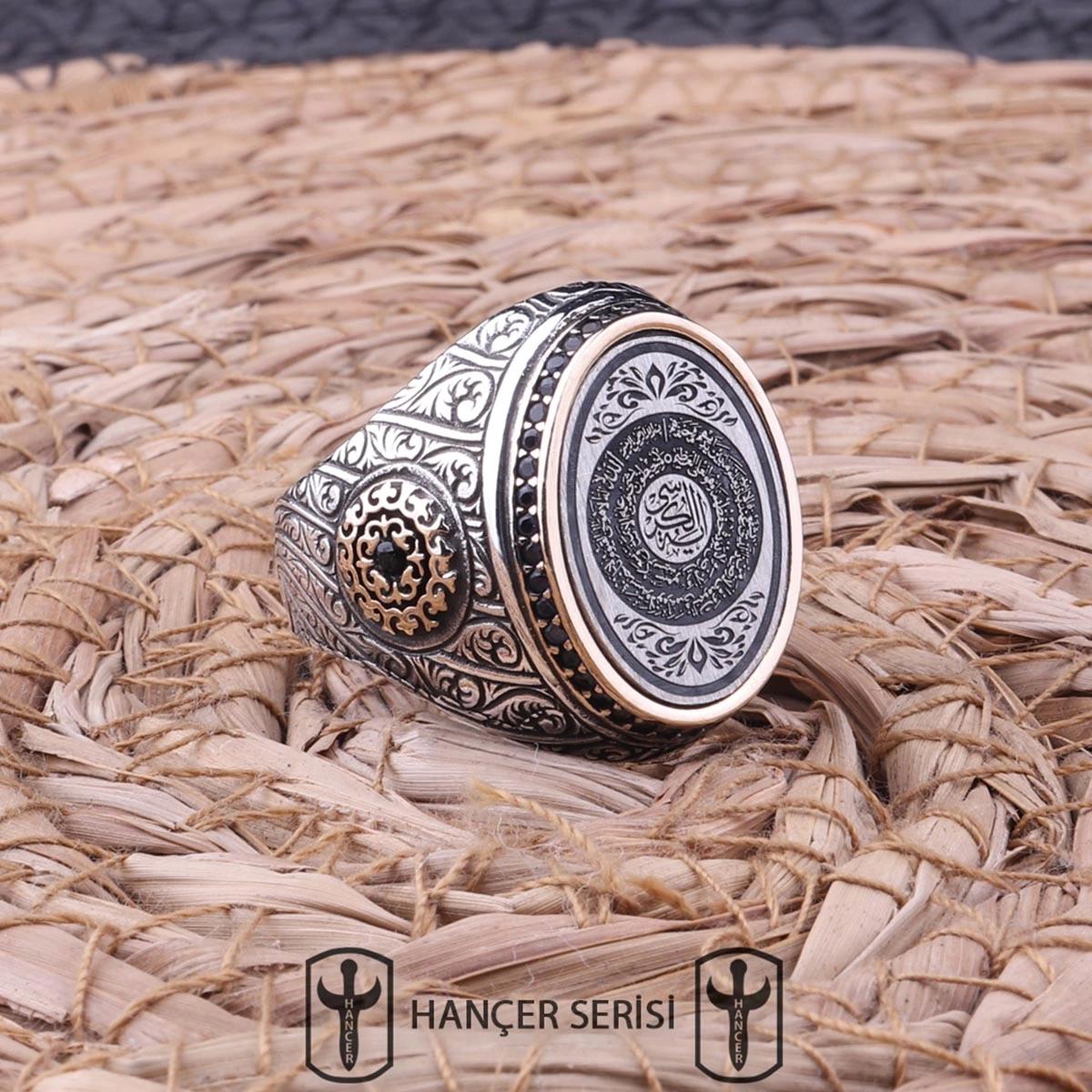 İpek Silver 925 Ayar Yazılı Gümüş Yüzük