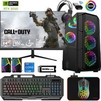 Xaser XSR572 Harici GeForce RTX 3050 Intel Core i5 12400F 32 GB Ram 1 TB SSD Tower FreeDos 24 inç Monitörlü Masaüstü Oyuncu Bilgisayarı