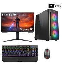 Creature CRTG10 Harici GeForce RTX 4060 AMD Ryzen 7 5700 32 GB Ram DDR4 1 TB SSD Tower FreeDos 24 inç Monitörlü Masaüstü Oyuncu Bilgisayarı