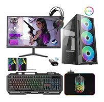 Xaser XSR246 Harici Radeon RX 550 Intel Core i7 3770 16 GB Ram 256 GB SSD Tower FreeDos 21.5 inç Monitörlü Masaüstü Oyuncu Bilgisayarı