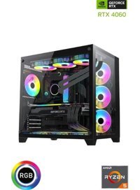 Güneysu Gaming Ggwp-4 Harici GeForce RTX 4060 AMD Ryzen 5 5600 16 GB Ram 1 TB SSD Tower FreeDos Masaüstü Oyuncu Bilgisayarı