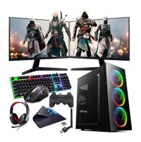 Rogame RKT660439 Harici Radeon RX 550 Intel Core i3 10100F 16 GB Ram 1 TB HDD + 240 GB SSD Tower FreeDos 24 inç Monitörlü Masaüstü Oyuncu Bilgisayarı