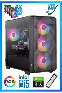 Biggamex Diamond VK53 Harici GeForce RTX 4060 Intel Core i5 12400F 16 GB Ram 1 TB SSD Tower FreeDos Masaüstü Oyuncu Bilgisayarı
