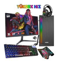 Everest CK16 Harici Radeon RX 550 Intel Core i5 3470 16 GB Ram 256 GB SSD Tower FreeDos 19 inç Monitörlü Masaüstü Oyuncu Bilgisayarı