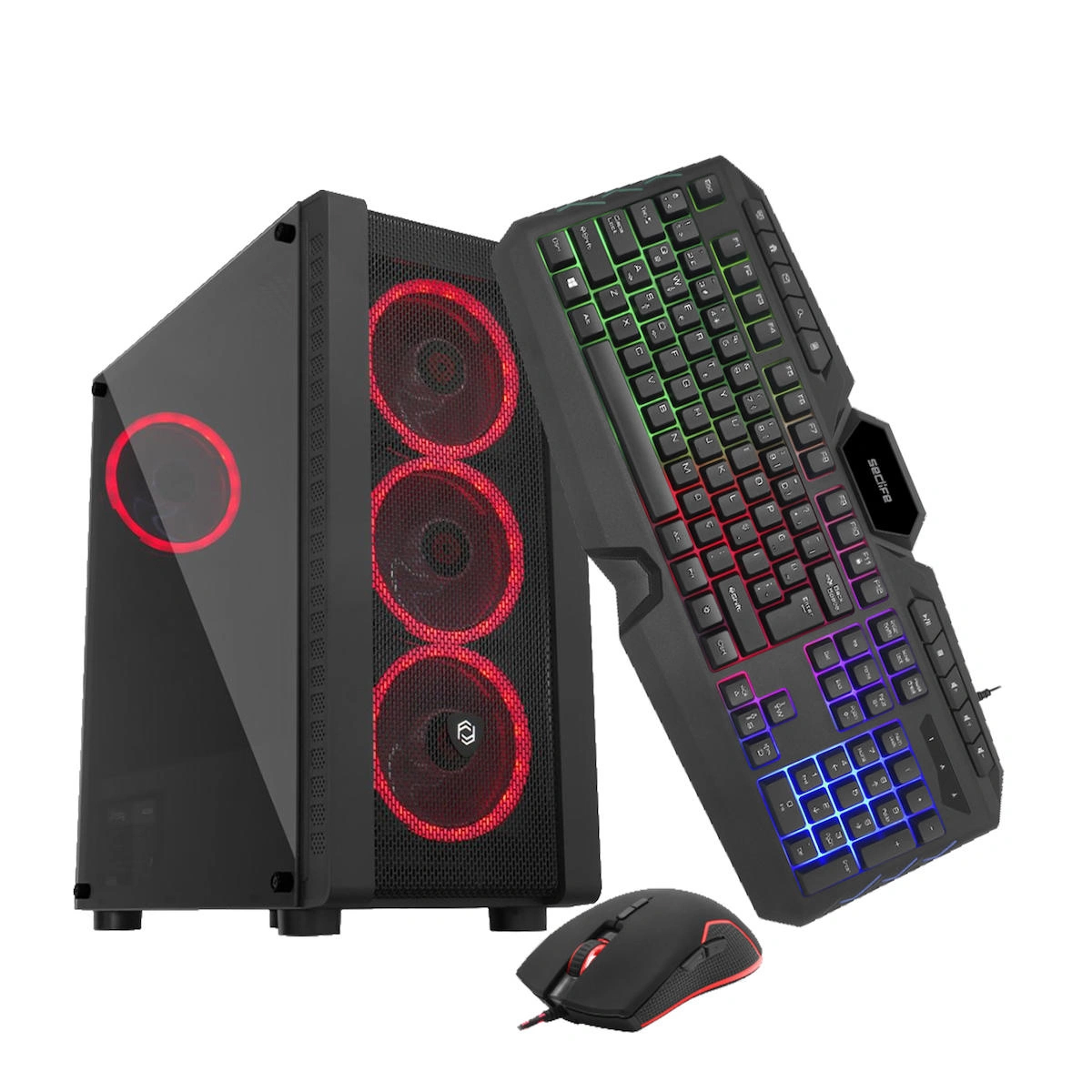 Seclife GM-1065 Harici GeForce GTX 1650 Intel Core i5 10400F 16 GB Ram 512 GB SSD Tower FreeDos Masaüstü Oyuncu Bilgisayarı