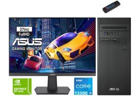 Asus Expertcenter H1S500TE-5135000020W03 Harici GeForce GT 1030 Intel Core i5 13500 8 GB Ram 1 TB SSD Tower FreeDos 27 inç Monitörlü Masaüstü Oyuncu Bilgisayarı + Zetta Flash Bellek