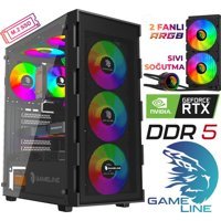 Gameline GL-18 Harici GeForce RTX 4060 Tİ AMD Ryzen 5 8400F 16 GB Ram DDR5 1 TB SSD Tower FreeDos Masaüstü Oyuncu Bilgisayarı