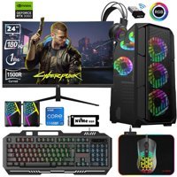 Xaser XSR667 Harici GeForce RTX 3060 Intel Core i5 11400F 32 GB Ram 512 GB SSD Tower FreeDos 24 inç Monitörlü Masaüstü Oyuncu Bilgisayarı