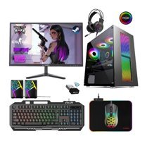 Xaser XSR292 Harici GeForce GT 730 Intel Core i5 3470 8 GB Ram 256 GB SSD Tower FreeDos 21.5 inç Monitörlü Masaüstü Oyuncu Bilgisayarı