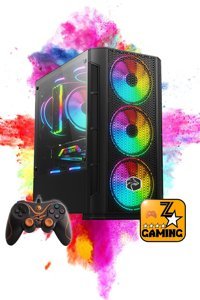 Zeiron Hyper X7 Harici GeForce RTX 3050 AMD Ryzen 5 3600 16 GB Ram 256 GB + 1 TB SSD Tower FreeDos Masaüstü Oyuncu Bilgisayarı