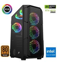 Xaser XSR676 Harici GeForce RTX 4070 Super Intel Core i5 13400F 16 GB Ram 512 GB SSD Tower FreeDos Masaüstü Oyuncu Bilgisayarı