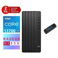Hp 290 Pro G9 2624A8ET39 Harici Radeon RX 550 Intel Core i7 13700 64 GB Ram 2 TB SSD Tower Windows 11 Home Masaüstü Oyuncu Bilgisayarı + Zetta Flash Bellek