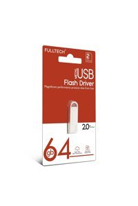 Fulltech FD11 USB 2.0 Usb Type-A 64 GB Flash Bellek Gri