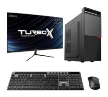Turbox TX5514 Harici Radeon R5 230 AMD Ryzen 5 3600 16 GB Ram 256 GB SSD Tower FreeDos 23.6 inç Monitörlü Masaüstü Oyuncu Bilgisayarı