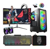 Xaser XSR786 Harici Radeon RX 550 Intel Core i7 4770 16 GB Ram 256 GB SSD Tower FreeDos 24 inç Monitörlü Masaüstü Oyuncu Bilgisayarı
