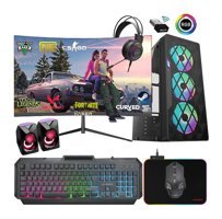 Xaser XSR739 Harici GeForce GT 740 Intel Core i5 4570 16 GB Ram 512 GB SSD Tower FreeDos 24 inç Monitörlü Masaüstü Oyuncu Bilgisayarı