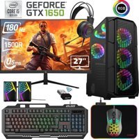 Xaser XSR465 Harici GeForce GTX 1650 Intel Core i5 10400F 16 GB Ram 512 GB SSD Tower FreeDos 27 inç Monitörlü Masaüstü Oyuncu Bilgisayarı