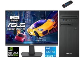 Asus Expertcenter J1S500TE-5135000020W38 Harici GeForce GTX 1650 Intel Core i5 13500 64 GB Ram 1 TB SSD Tower Windows 11 Home 27 inç Monitörlü Masaüstü Oyuncu Bilgisayarı + Zetta Flash Bellek