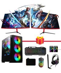 Ramtech DG Harici Radeon RX 560 Intel Core i7 2600 16 GB Ram 500 GB HDD + 240 GB SSD Tower FreeDos 23.6 inç Monitörlü Masaüstü Oyuncu Bilgisayarı