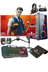 Zeiron Sirius X17 Harici GeForce GTX 1050 Tİ Intel Core i5 3470 8 GB Ram 3 TB HDD + 256 GB SSD Tower FreeDos 24 inç Monitörlü Masaüstü Oyuncu Bilgisayarı