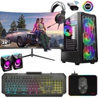 Xaser XSR307 Harici GeForce GT 730 Intel Core i5 4440 16 GB Ram 256 GB SSD Tower FreeDos 24 inç Monitörlü Masaüstü Oyuncu Bilgisayarı