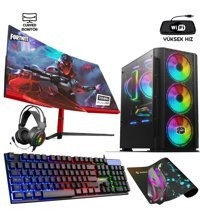 Biggamex GM66 Harici Radeon RX 550 Intel Core i5 3470 16 GB Ram 500 GB HDD + 256 GB SSD Tower FreeDos 23.8 inç Monitörlü Masaüstü Oyuncu Bilgisayarı