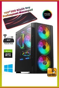 Zeiron Martial Pro X20 Harici GeForce RTX 3060 AMD Ryzen 5 5600X 32 GB Ram DDR4 1 TB HDD + 512 GB SSD Tower FreeDos Masaüstü Oyuncu Bilgisayarı