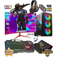 Noder FX15 Harici Radeon RX 580 AMD Ryzen 5 3600 32 GB Ram 512 GB SSD Tower FreeDos 23.8 inç Monitörlü Masaüstü Oyuncu Bilgisayarı