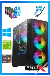 Biggamex GMX04 Harici GeForce RTX 2060 Super AMD Ryzen 5 3600 32 GB Ram 512 GB SSD Tower FreeDos Masaüstü Oyuncu Bilgisayarı