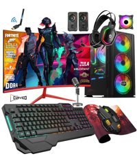 Zeiron Prime X90 Harici GeForce RTX 3050 AMD Ryzen 5 5500 32 GB Ram 1 TB SSD Tower FreeDos 23.8 inç Monitörlü Masaüstü Oyuncu Bilgisayarı