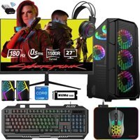 Xaser XSR528 Harici Radeon RX 580 Intel Core i5 12400F 32 GB Ram 512 GB SSD Tower FreeDos 27 inç Monitörlü Masaüstü Oyuncu Bilgisayarı