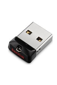 Sandisk Cruzer Fit Sdcz33-016G-G35 Şifreli Mini USB 2.0 Usb Type-A 16 GB Flash Bellek Siyah