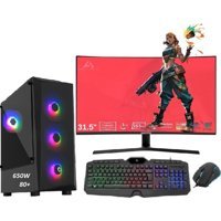Avantron GMX7816 Harici Radeon RX 6600 AMD Ryzen 7 5800X 32 GB Ram 512 GB SSD Tower FreeDos 31.5 inç Monitörlü Masaüstü Oyuncu Bilgisayarı