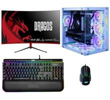 Dragos DRX6169 Harici GeForce RTX 4060 Tİ Intel Core i7 13700F 16 GB Ram 1 TB SSD Tower FreeDos 23.6 inç Monitörlü Masaüstü Oyuncu Bilgisayarı