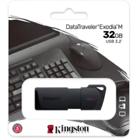Kingston Data Traveler Exodia M USB 3.2 Usb Type-A 32 GB Flash Bellek Siyah