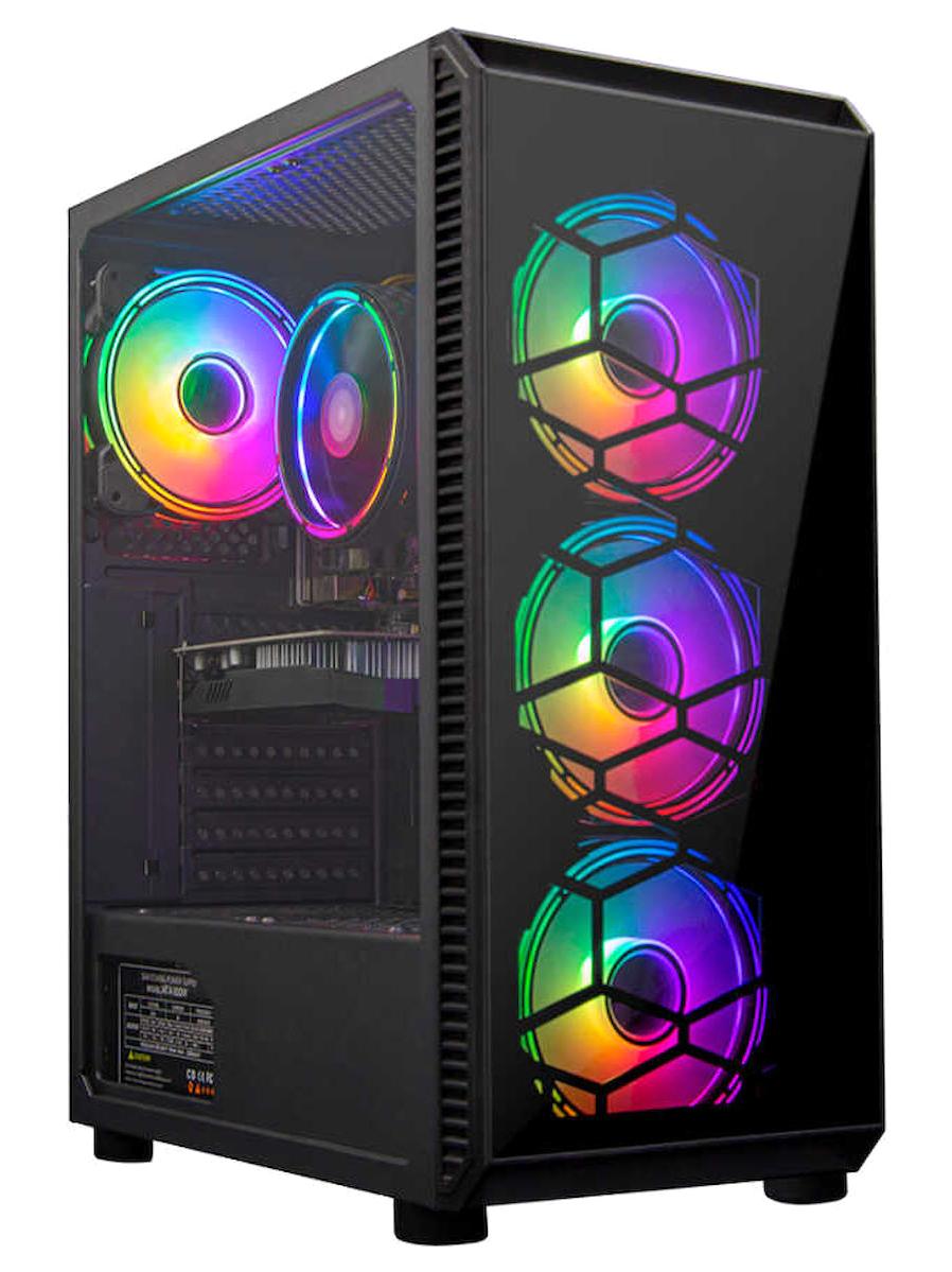 Turbox TX5133 Harici Radeon RX 550 Intel Core i5 8400 16 GB Ram GDDR5 512 GB SSD Tower FreeDos Masaüstü Oyuncu Bilgisayarı