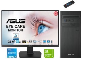 Asus Expertcenter E1S500TE-5135000020W16 Harici GeForce GT 1030 Intel Core i5 13500 64 GB Ram 256 GB SSD Tower FreeDos 23.8 inç Monitörlü Masaüstü Oyuncu Bilgisayarı + Zetta Flash Bellek