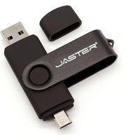 Jaster Çift Taraflı USB 3.0 Usb Type-A 128 GB Flash Bellek Siyah