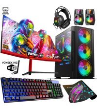 Biggamex RM85 Harici GeForce GTX 1650 Intel Core i3 10100F 16 GB Ram 512 GB SSD Tower FreeDos 23.8 inç Monitörlü Masaüstü Oyuncu Bilgisayarı