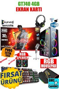 Dmc N88X Harici GeForce GT 740 Intel Core i7 860 16 GB Ram 1 TB HDD + 256 GB SSD Tower FreeDos 24 inç Monitörlü Masaüstü Oyuncu Bilgisayarı